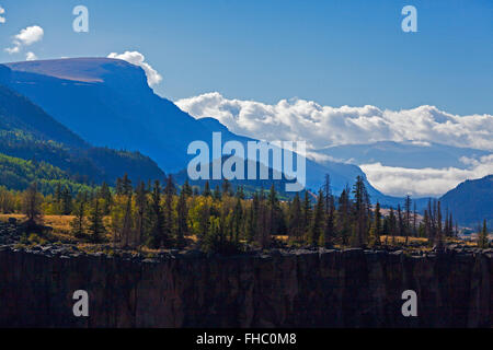 BRISTOL HEAD rises to 12713 feet in the SAN JUAN MOUNTAINS in SOUTHERN COLORADO Stock Photo