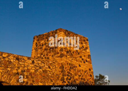 MINING RUINS in historic MINERAL DE POZOS which is a MAGICAL TOWN - MEXICO Stock Photo