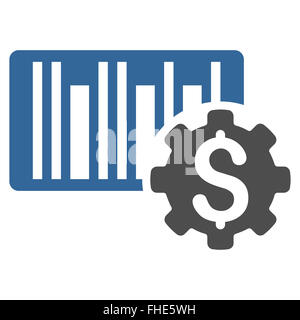 Barcode Price Setup Icon Stock Photo