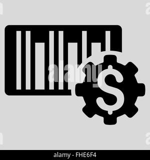 Barcode Price Setup Icon Stock Photo