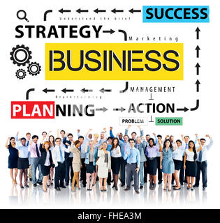 Business Planning Strategy Success Action Concept Stock Photo