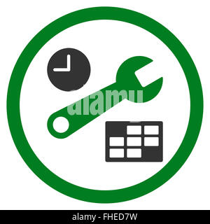 Date And Time Setup Icon Stock Photo