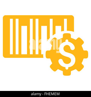 Barcode Price Setup Icon Stock Photo