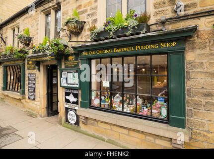 The Origonal Bakewell Pudding Shop Stock Photo