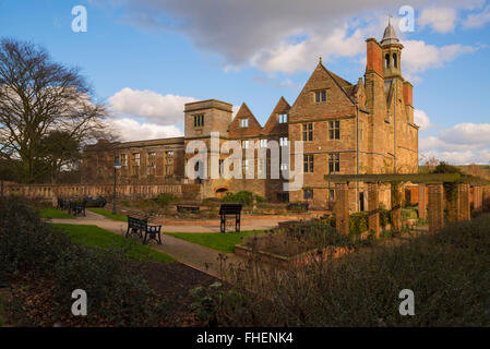 Rufford Abbey in the warm afternoon sunshine Stock Photo