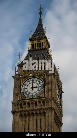 Big Ben at three oclock Stock Photo