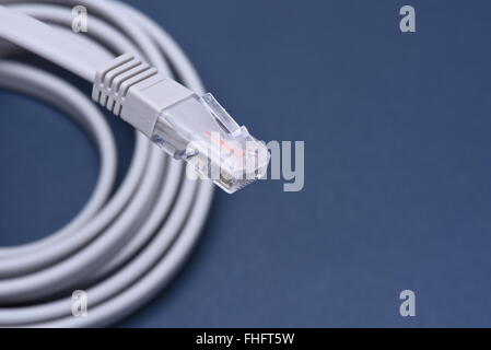 Network ethernet cable Stock Photo