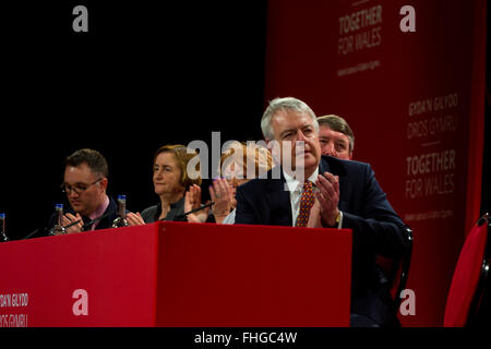 Jeremy Corbyn MP, Leader of the Labour Party, speking at the Welsh Labour Conference 2016  Venue Cymru Llandudno. © Alan Dop Alamy Live News Stock Photo