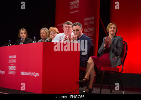 First minister Carwyn Jones AM speaking at the Welsh Labour Conference 2016  Venue Cymru Llandudno © Alan Dop Alamy Live News Stock Photo
