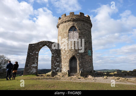 old john a folly in bradgate park leicestershire Stock Photo