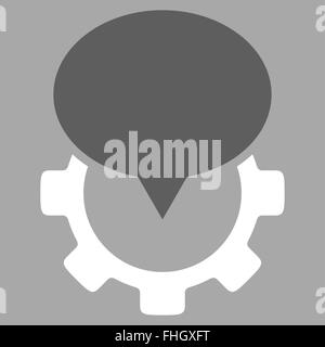 Industry Map Marker Flat Icon Stock Photo