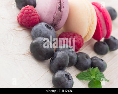 tasteful macaroons Stock Photo