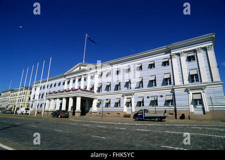 Finland, Helsinki, Kauppatori, town hall Stock Photo