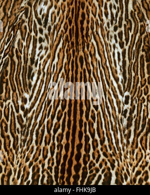 real skin of panther Stock Photo