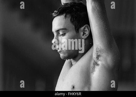 Tom Daley competes in the British Gas National Cup, Southend-on-Sea