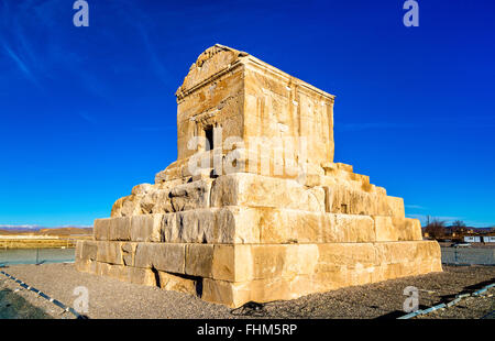 Tomb of Cyrus the Great in Pasargadae, Iran Stock Photo