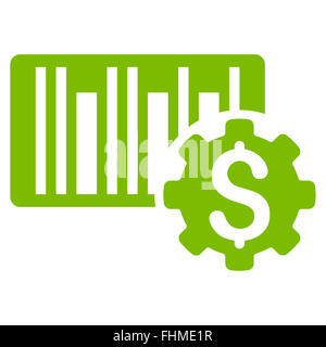 Barcode Price Setup Icon Stock Photo