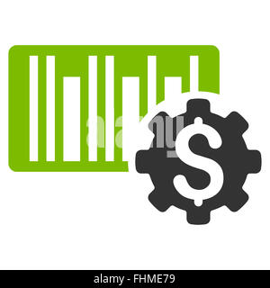 Barcode Price Setup Icon Stock Photo