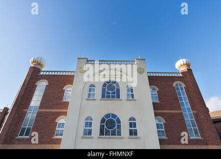 The Sikh Temple or Gurdwara Sri Guru Singh Sabha building, Newcastle upon Tyne, North East England, UK Stock Photo