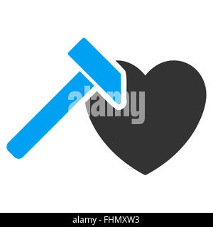 Heart Hummer Icon Stock Photo