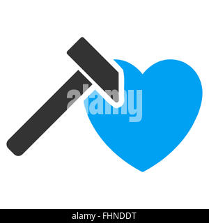 Heart Hummer Icon Stock Photo