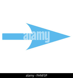 Arrow Axis X flat blue color icon Stock Photo - Alamy
