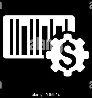 Barcode Price Setup Icon Stock Photo