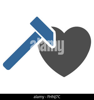 Heart Hummer Icon Stock Photo