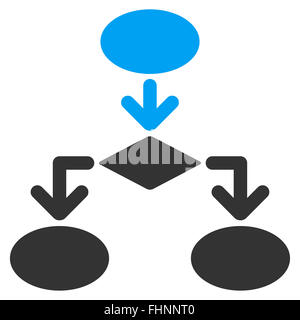 Flowchart Icon from Commerce Set Stock Photo