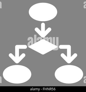 Flowchart Icon from Commerce Set Stock Photo