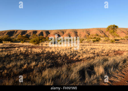 View of the West MacDonnell Ranges, Northern Territory, NT, Australia Stock Photo