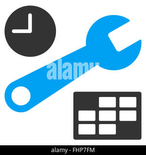 Date And Time Setup Icon Stock Photo