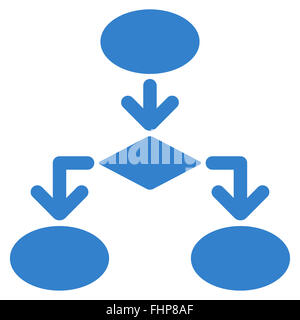 Flowchart Icon from Commerce Set Stock Photo