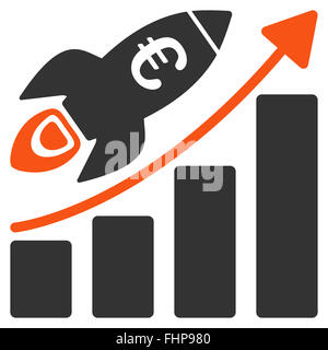 Euro Success Business Start Icon Stock Photo