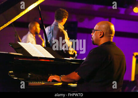 David Gilmore and his band performs at the 58th Monterey Jazz Festival - California Stock Photo