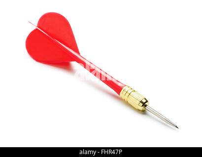 Red dart arrow isolated on a white background Stock Photo