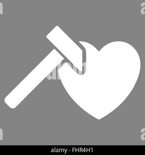 Heart Hummer Icon Stock Photo