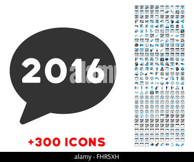 2016 Message Icon Stock Photo