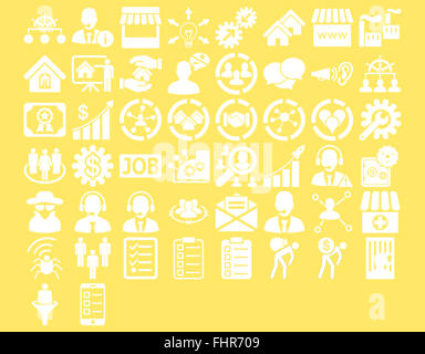 Business Icon Set Stock Photo