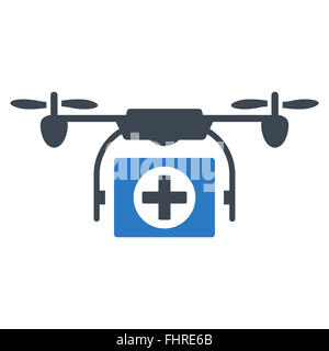 Medical Drone Icon Stock Photo