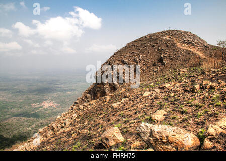 Beautiful landscape in the mountains in Amedzofe in the Volta Region, Ghana Stock Photo