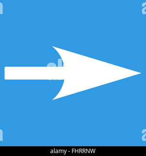 Arrow Axis Y flat white color round stamp icon Stock Photo - Alamy