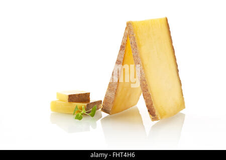 Luxurious cheese still life. Stock Photo