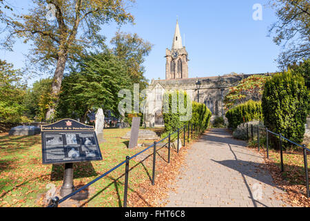 The Parish Church of Saint Peter known as St Peter's Church in the village of Ruddington, Nottinghamshire, England, UK Stock Photo