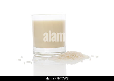 Rice milk. Stock Photo