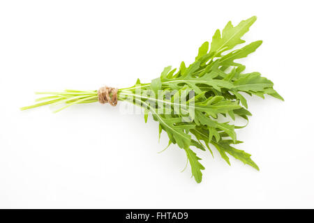 Fresh organic arugula bunch. Stock Photo