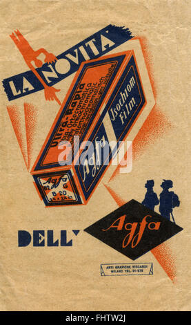1929 Old Advertising Advertising Big Format Agfa J1493 Agfa Filmpack 