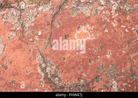 Weathered painted concrete texture with peeling off paint Stock Photo