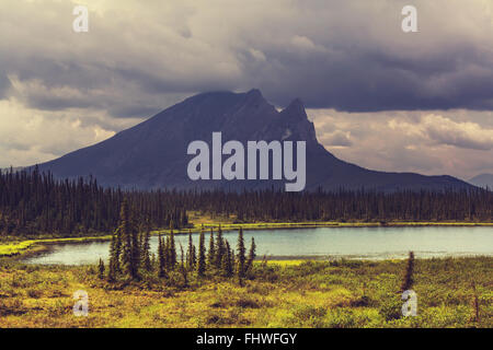 Lake on Alaska Stock Photo