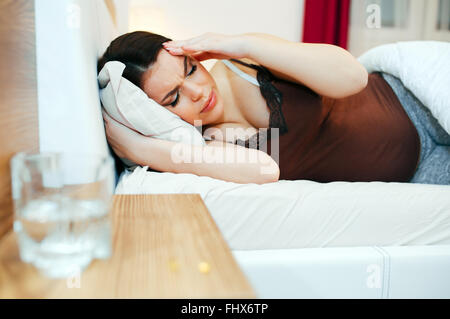 Ache pills during pregnancy are not uncommon Stock Photo